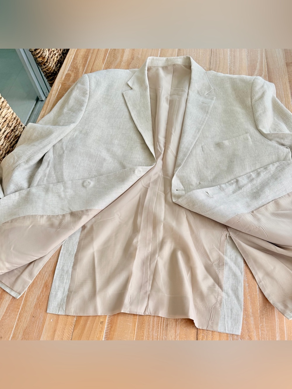 100% Lined Linen Suit - Picture 11 of 16